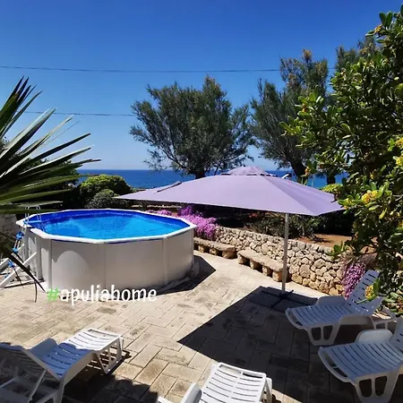 Emma's Fronte Mare Con Piscina - Apulia * Torre Suda