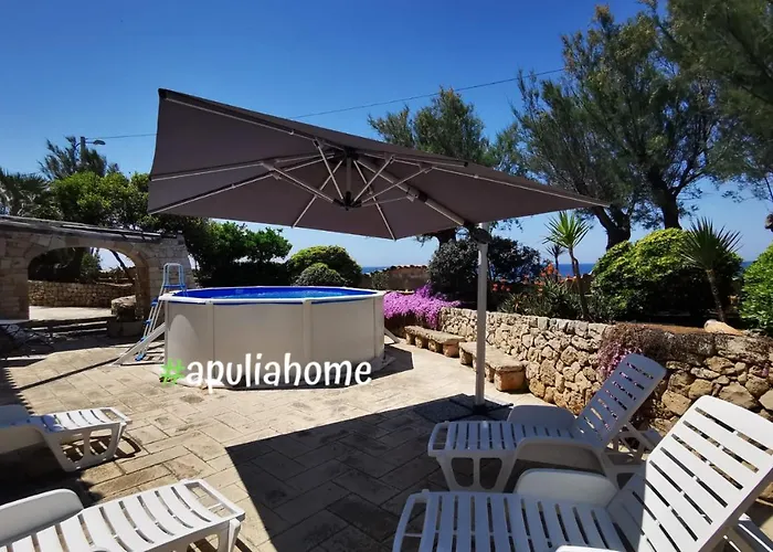 Emma's Fronte Mare Con Piscina - Apulia Torre Suda