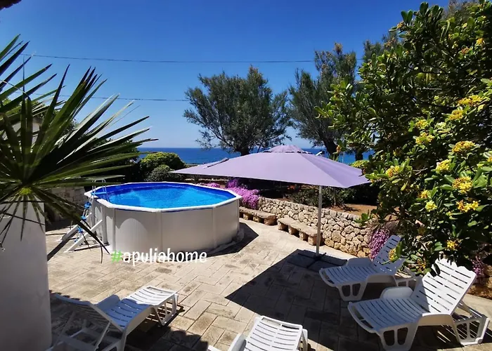 Emma's Fronte Mare Con Piscina - Apulia * Torre Suda